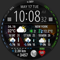 Digital Weather Watch face P1