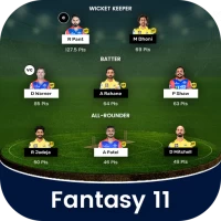 Fantasy 11 - Prediction team11