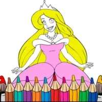 Princess Coloring Pages &amp; Book