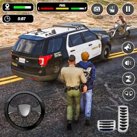 Highway Police Car Chase Game