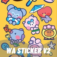 BT21 BTS WASticker