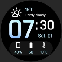 Weather Digital Watch Face