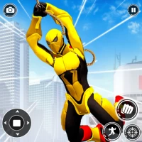 Flying Spider Hero Robot Games