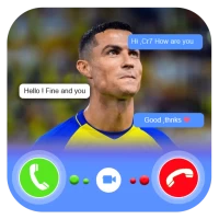 Ronaldo Fake call video & chat