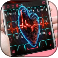 Neon Heartbeat keyboard