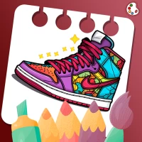 Sneakers Coloring Book