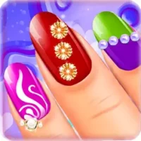 Fashion Nail Art Salon Games