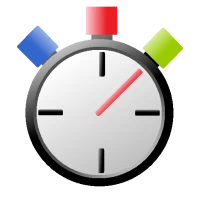 stopwatch with lap times