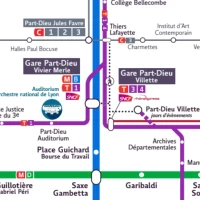 Lyon Metro Map 2024