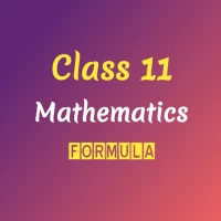 Class 11 Maths Formula