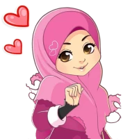 Cute Hijab Stickers WASticker