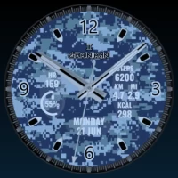 Navy Digital Camo Analog