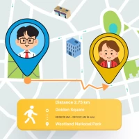 Real-time GPS Location Sharing