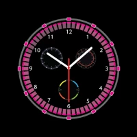 Analog Live Neon Clock