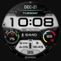 MD235 Digital watch face