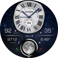 D350 Galaxy Space Watch Face