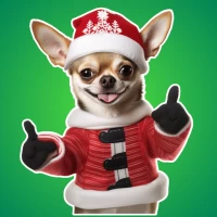 Christmas Dogs WASticker