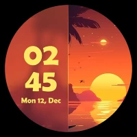 Horizon Sunset Watch Face