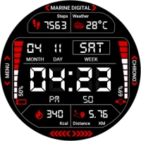 Marine Digital 2 Watch Face