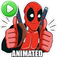 Animated Superheroes WASticker