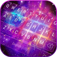 Galaxy Starry Keyboard Backgro