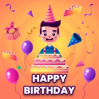 Happy Birthday Stickers GIF