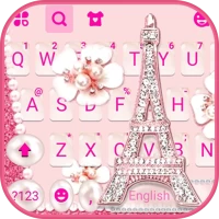 Pink Diamond Paris Keyboard Ba