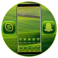 Green Field Launcher Theme