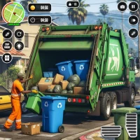 Garbage Truck Driving Games 3d