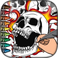 Skull Coloring Pages