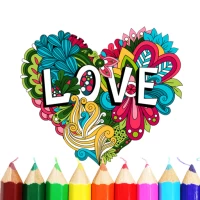 Romantic Heart Coloring Book