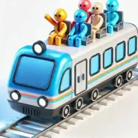 Train Sort: 3D Puzzle