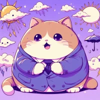 Cute Cat Weather