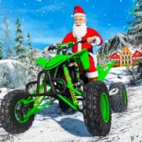 Santa Quad Bike Racing Game