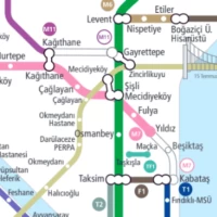 Metro Istanbul Map 2024