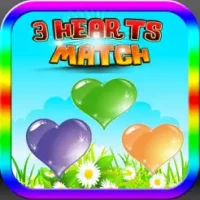 3 Hearts Love Match Game