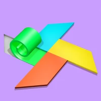 Color Paper Roll:Kids Match 3D