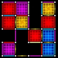 Dots and boxes neon timbiriche