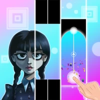 Wednesday Addams Piano Tiles