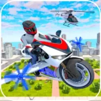 Police Flying Bike Simulator