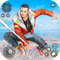 City Spider Rope Hero Game