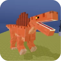 Blocky Dino Park: Spino Strike