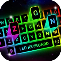 Neon LED Keyboard: RGB & Emoji