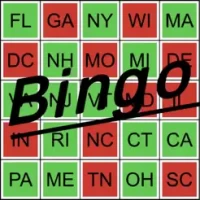 U.S. License Plate Bingo