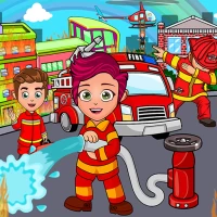 Family Town : FireTruck Games