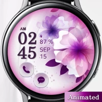 Pink Elegant Flower_Watchface