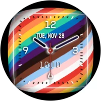 Pride Rainbow Love Watch Face